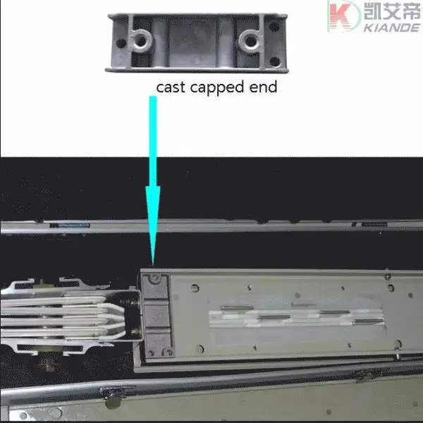 Aluminum Busbar Profile Casting Capped End, Busbar Accessories